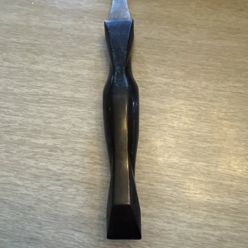 Cutco No. 1726 Three Prong Carving Fork USA Brown Handle Kitchen Utensil Vintage
